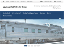 Tablet Screenshot of journeyunitedmethodist.org